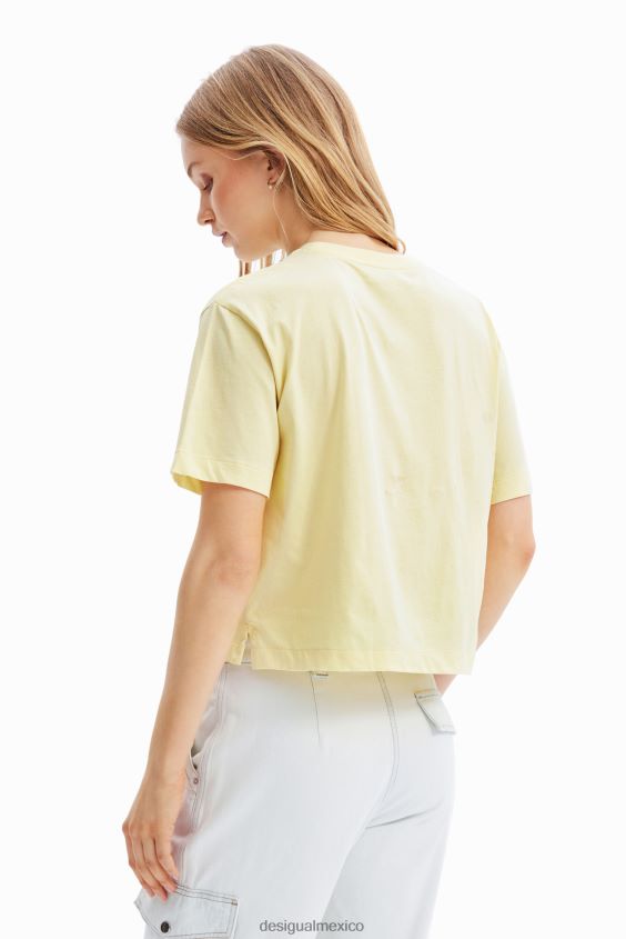 Desigual mujer camiseta con ilustración de collar VZ26R0776 ropa