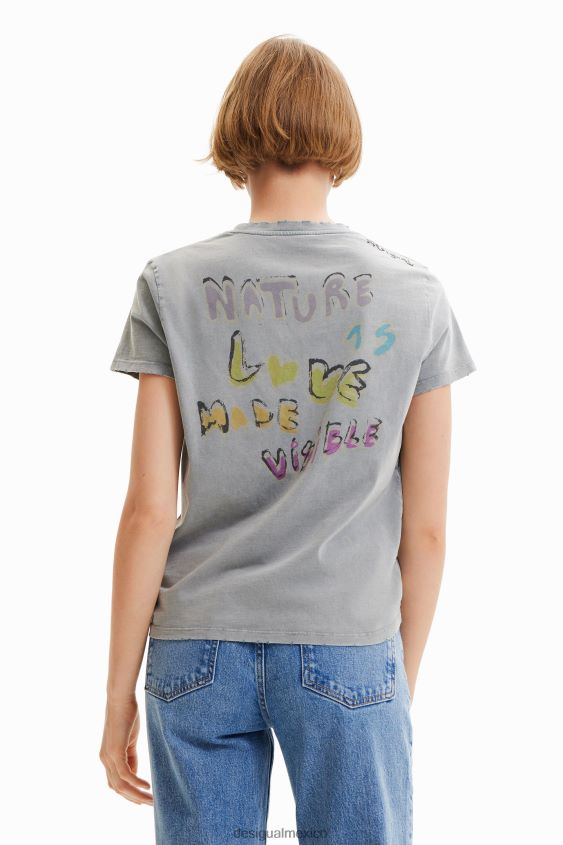 Desigual mujer camiseta de manga corta con busto VZ26R01017 ropa