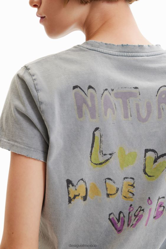 Desigual mujer camiseta de manga corta con busto VZ26R01017 ropa