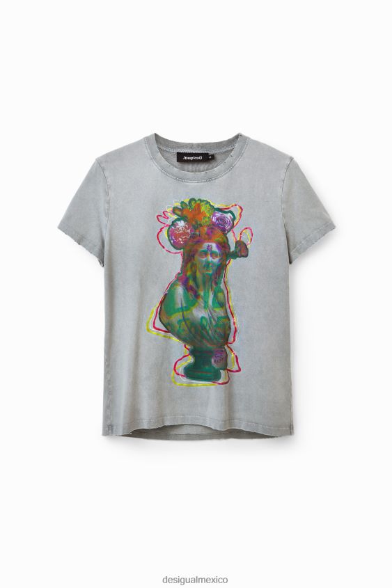 Desigual mujer camiseta de manga corta con busto VZ26R01017 ropa