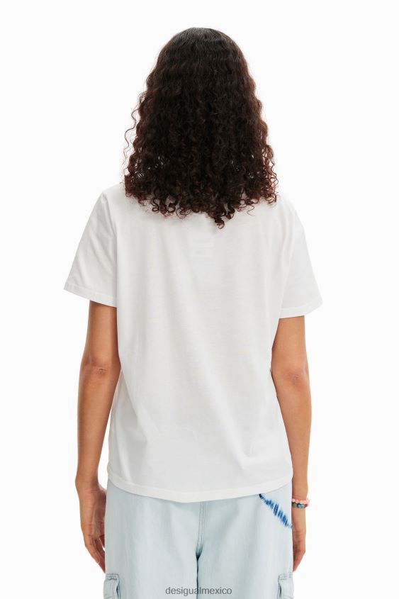 Desigual mujer camiseta de palmera tropical VZ26R0940 ropa
