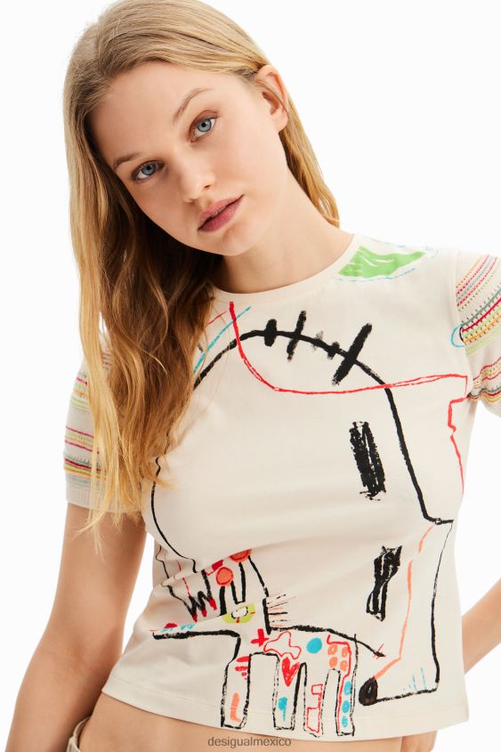 Desigual mujer camiseta de punto arty VZ26R01008 ropa