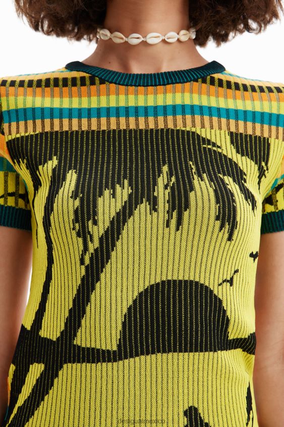 Desigual mujer camiseta de punto con paisaje VZ26R0889 ropa
