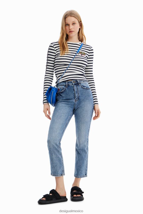Desigual mujer camiseta de rayas VZ26R0947 ropa