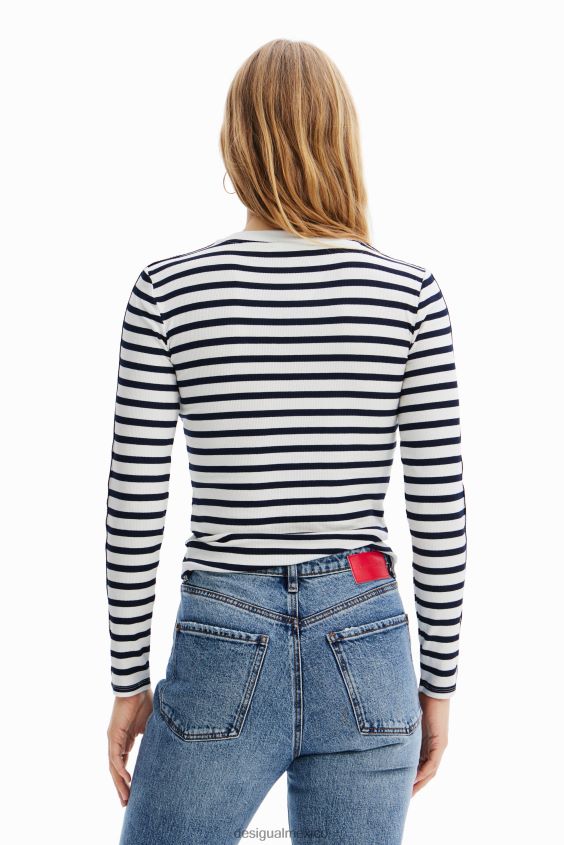 Desigual mujer camiseta de rayas VZ26R0947 ropa