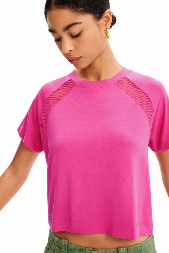 Desigual mujer camiseta deportiva corta de malla VZ26R0664 ropa
