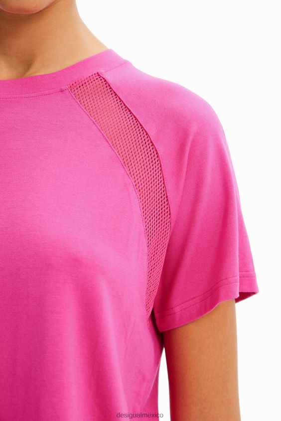 Desigual mujer camiseta deportiva corta de malla VZ26R0664 ropa