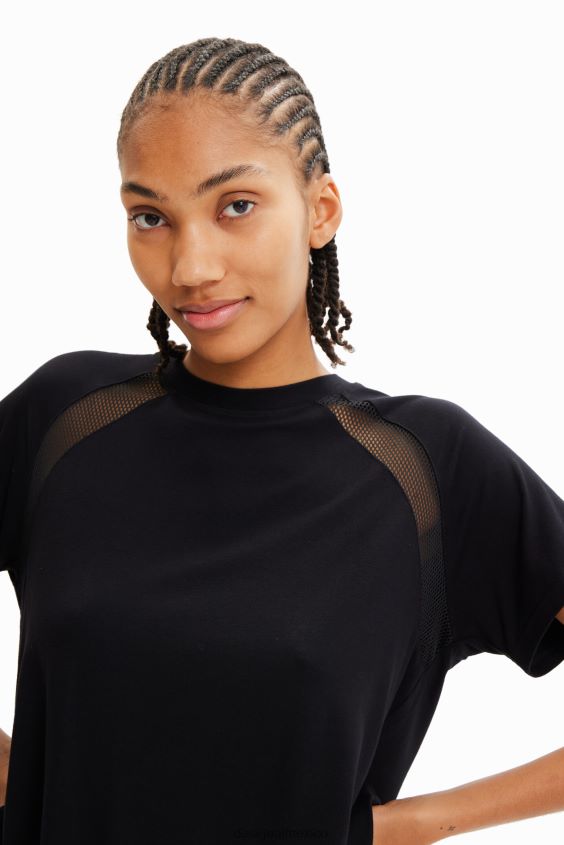 Desigual mujer camiseta deportiva corta de malla VZ26R0690 ropa