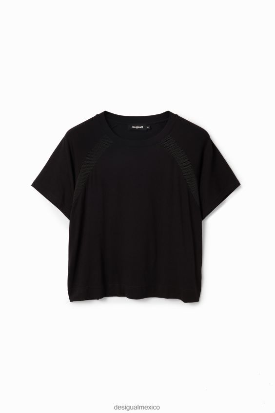 Desigual mujer camiseta deportiva corta de malla VZ26R0690 ropa