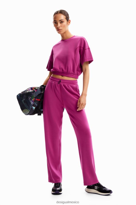 Desigual mujer camiseta deportiva corta y holgada VZ26R0208 ropa