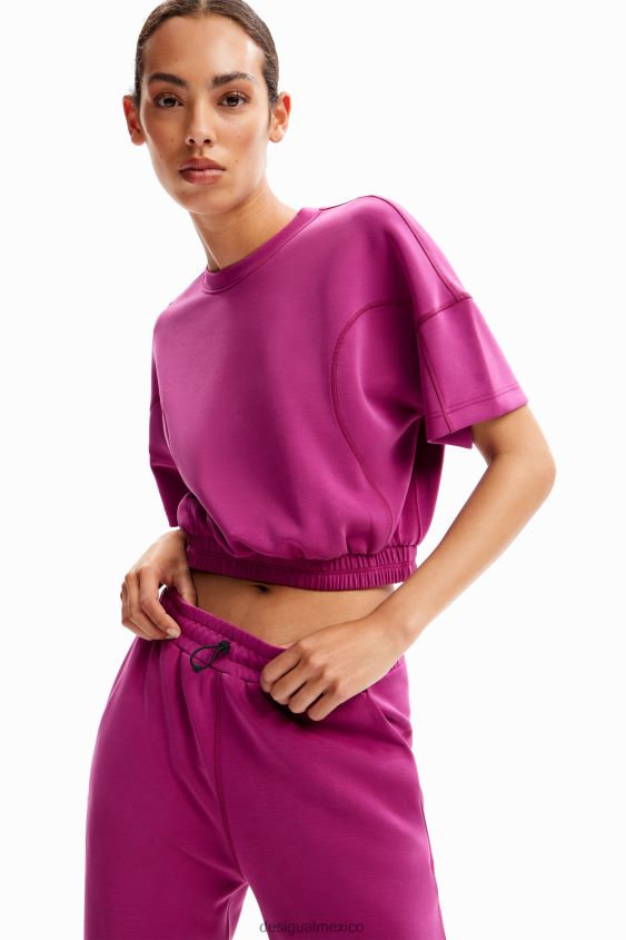 Desigual mujer camiseta deportiva corta y holgada VZ26R0208 ropa