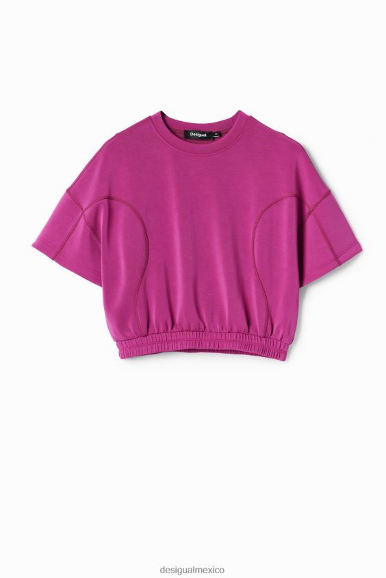 Desigual mujer camiseta deportiva corta y holgada VZ26R0208 ropa