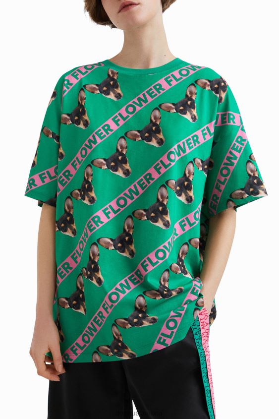 Desigual mujer camiseta extragrande unisex johnson hartig VZ26R01043 ropa