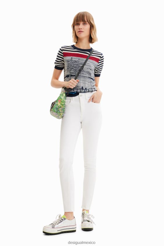 Desigual mujer camiseta marinera tejida VZ26R01001 ropa