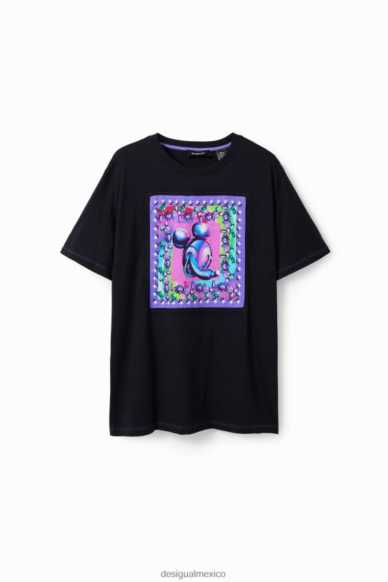 Desigual mujer camiseta oversize de mickey mouse VZ26R079 ropa