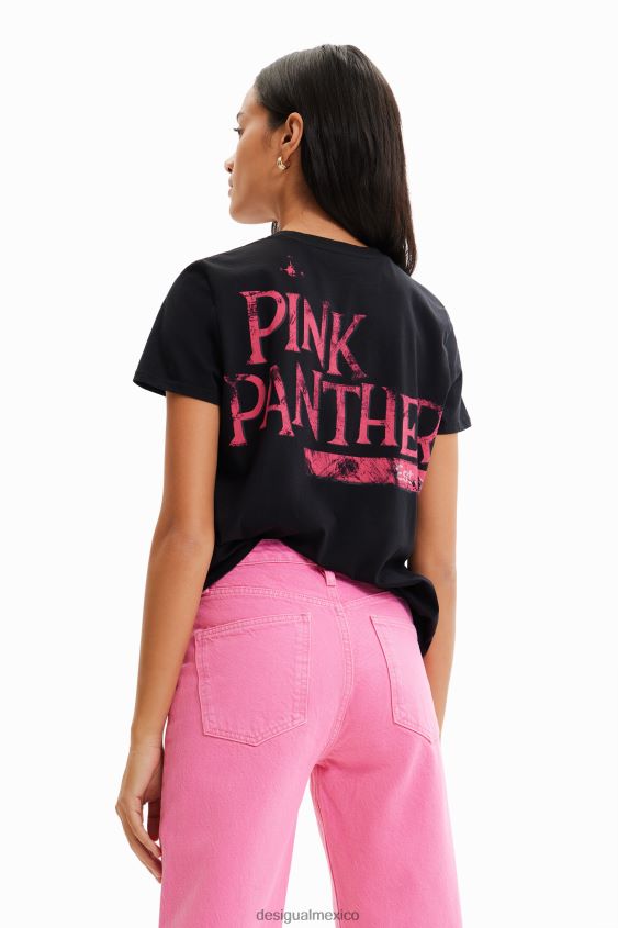 Desigual mujer camiseta pantera rosa contraste VZ26R0935 ropa
