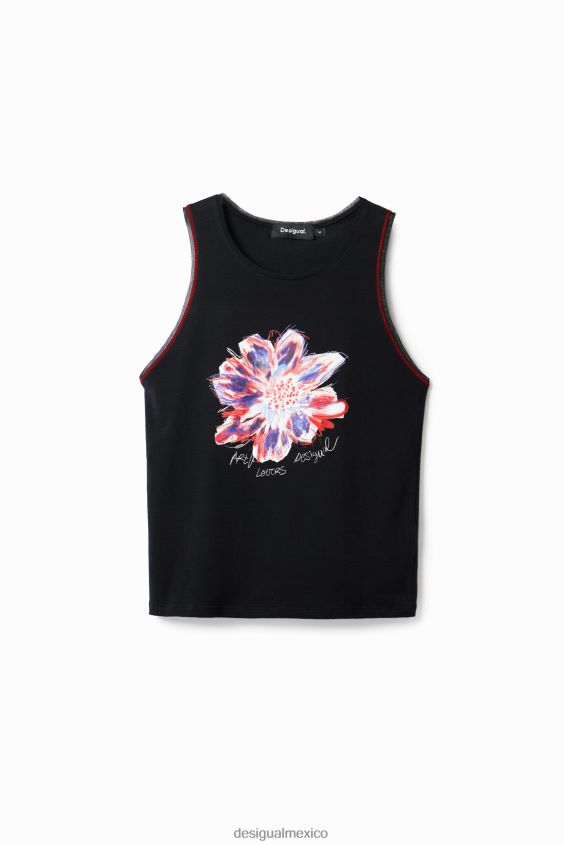 Desigual mujer camiseta sin mangas con flores VZ26R01167 ropa
