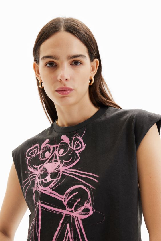 Desigual mujer camiseta sin mangas pantera rosa VZ26R0296 ropa