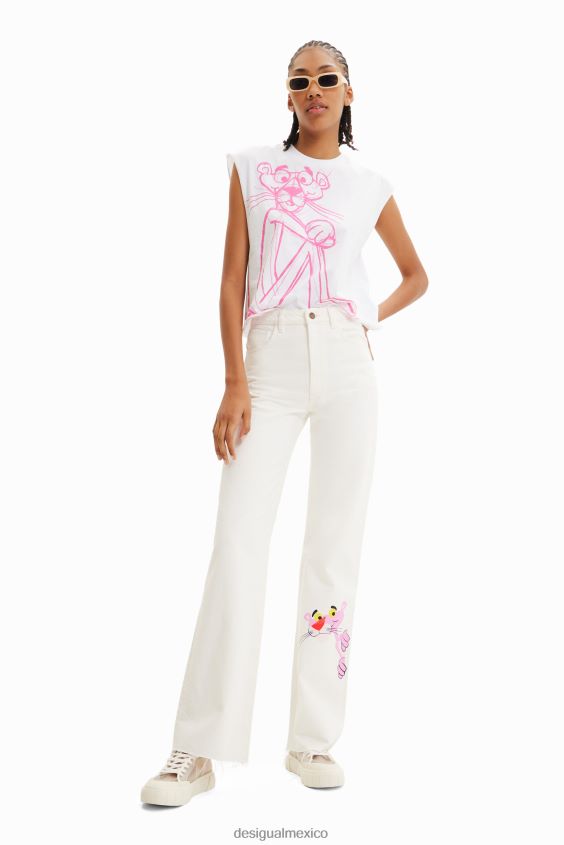 Desigual mujer camiseta sin mangas pantera rosa VZ26R0852 ropa