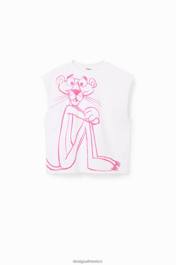 Desigual mujer camiseta sin mangas pantera rosa VZ26R0852 ropa