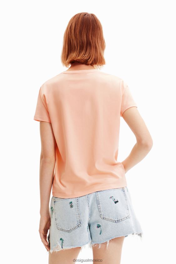 Desigual mujer camiseta slim con ilustración VZ26R0395 ropa