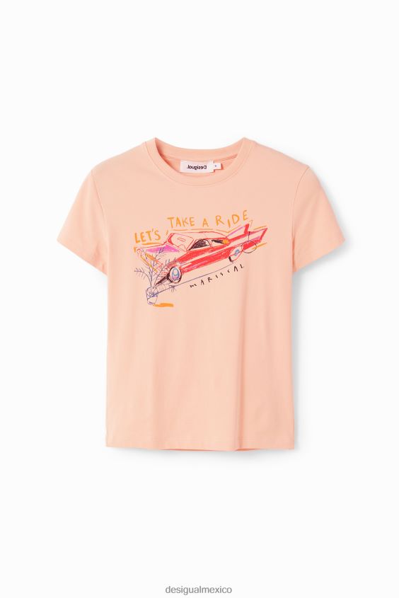 Desigual mujer camiseta slim con ilustración VZ26R0395 ropa