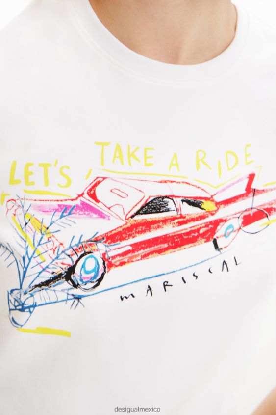 Desigual mujer camiseta slim con ilustración VZ26R0532 ropa