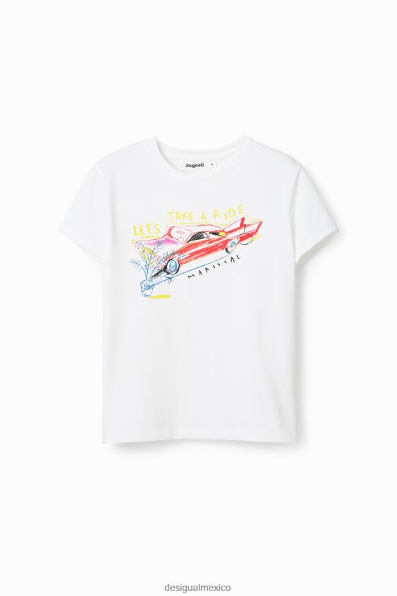 Desigual mujer camiseta slim con ilustración VZ26R0532 ropa