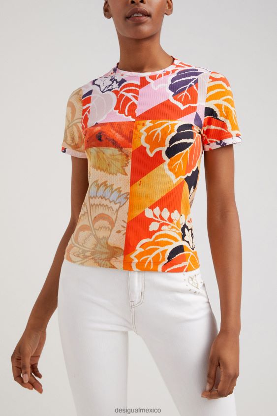 Desigual mujer metro. camiseta de canalé de christian lacroix VZ26R01029 ropa