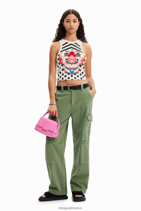 Desigual mujer metro. camiseta de lunares de christian lacroix VZ26R0518 ropa