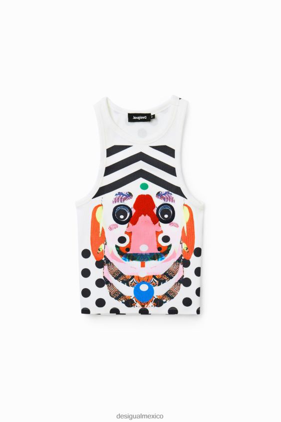 Desigual mujer metro. camiseta de lunares de christian lacroix VZ26R0518 ropa