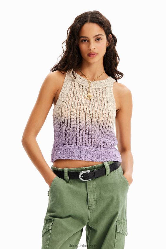 Desigual mujer top de tricot degradado VZ26R0471 ropa