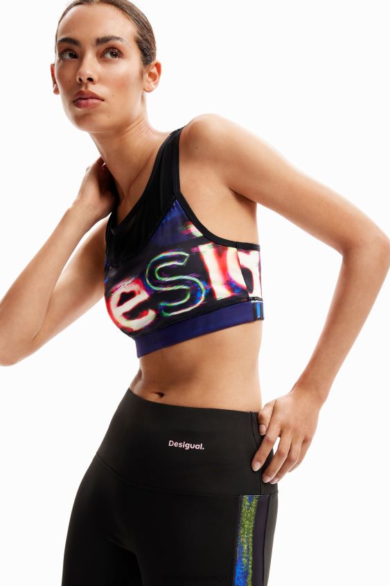 Desigual mujer top deportivo con logo VZ26R0207 ropa