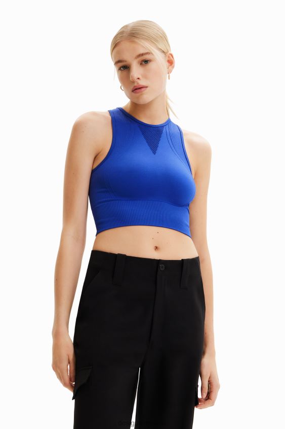 Desigual mujer top deportivo corto elástico VZ26R0673 ropa