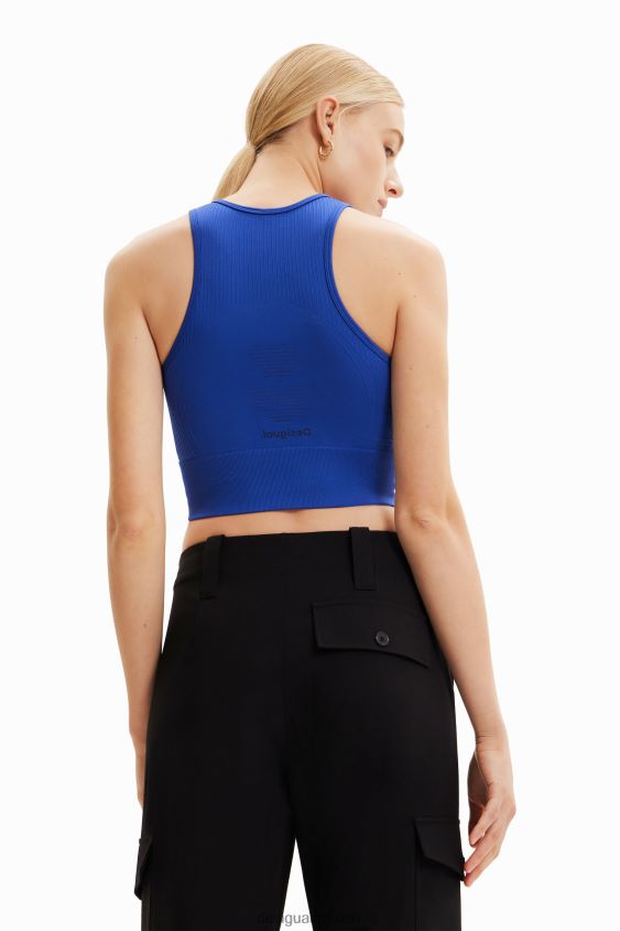 Desigual mujer top deportivo corto elástico VZ26R0673 ropa