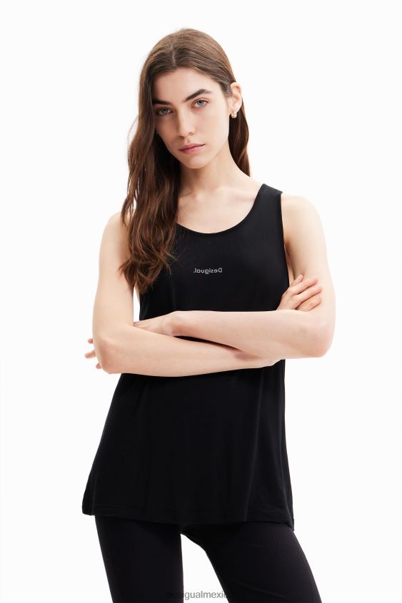 Desigual mujer top deportivo sin mangas con estampado floral VZ26R0713 ropa