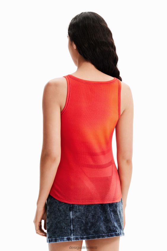 Desigual mujer top sin mangas con cara de nathy peluso VZ26R0948 ropa
