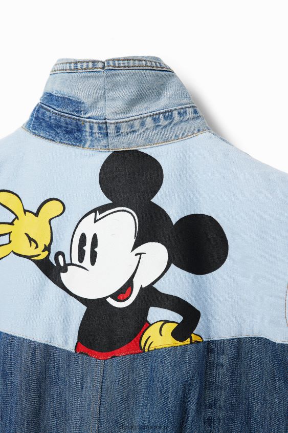 Desigual mujer Chaleco vaquero con icono de Mickey Mouse - Rojo VZ26R0977 ropa