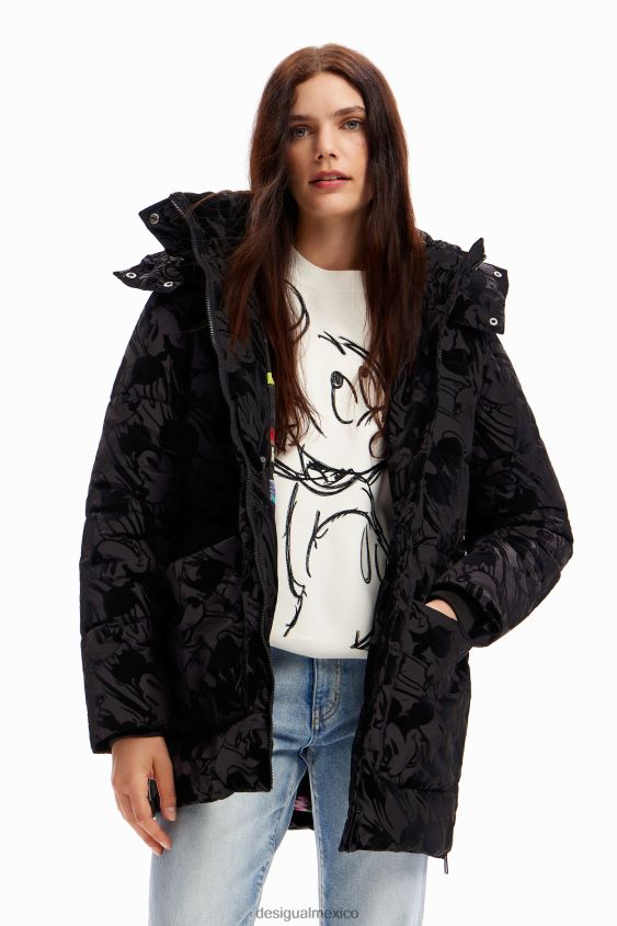 Desigual mujer abrigo acolchado mickey mouse VZ26R0190 ropa