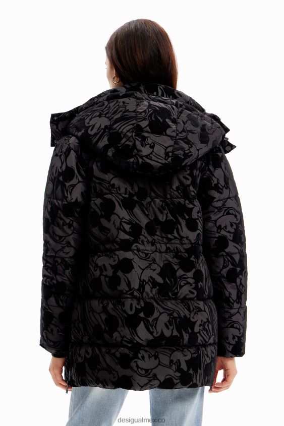 Desigual mujer abrigo acolchado mickey mouse VZ26R0190 ropa