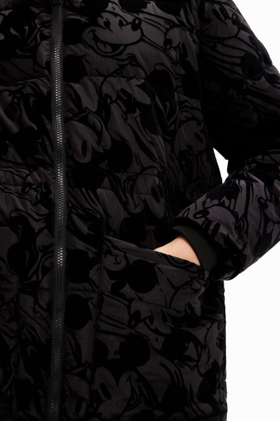 Desigual mujer abrigo acolchado mickey mouse VZ26R0190 ropa