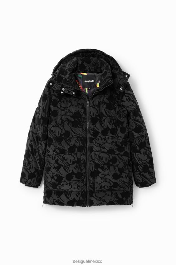 Desigual mujer abrigo acolchado mickey mouse VZ26R0190 ropa