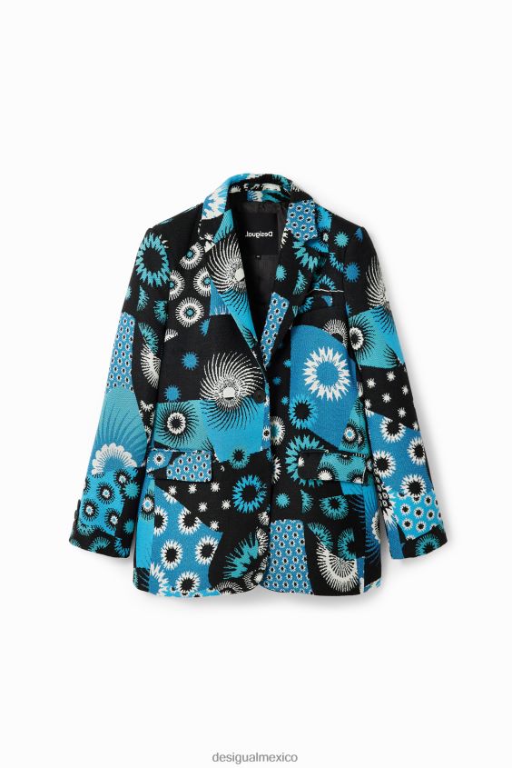 Desigual mujer blazer con patchwork de jacquard VZ26R0150 ropa