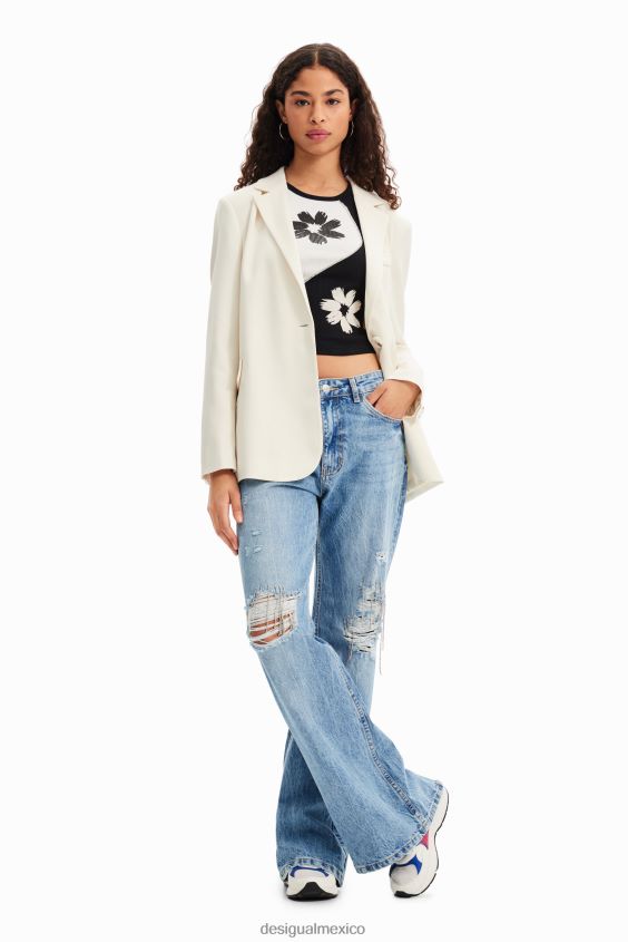 Desigual mujer blazer con textura lisa VZ26R0923 ropa