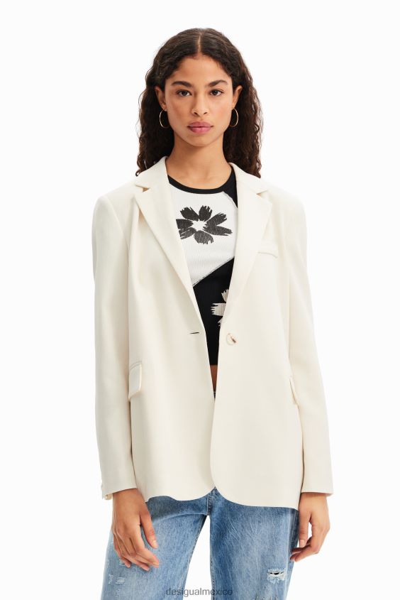 Desigual mujer blazer con textura lisa VZ26R0923 ropa