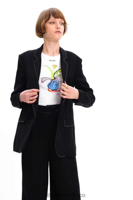 Desigual mujer blazer largo con costuras VZ26R0913 ropa