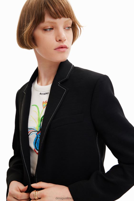 Desigual mujer blazer largo con costuras VZ26R0913 ropa