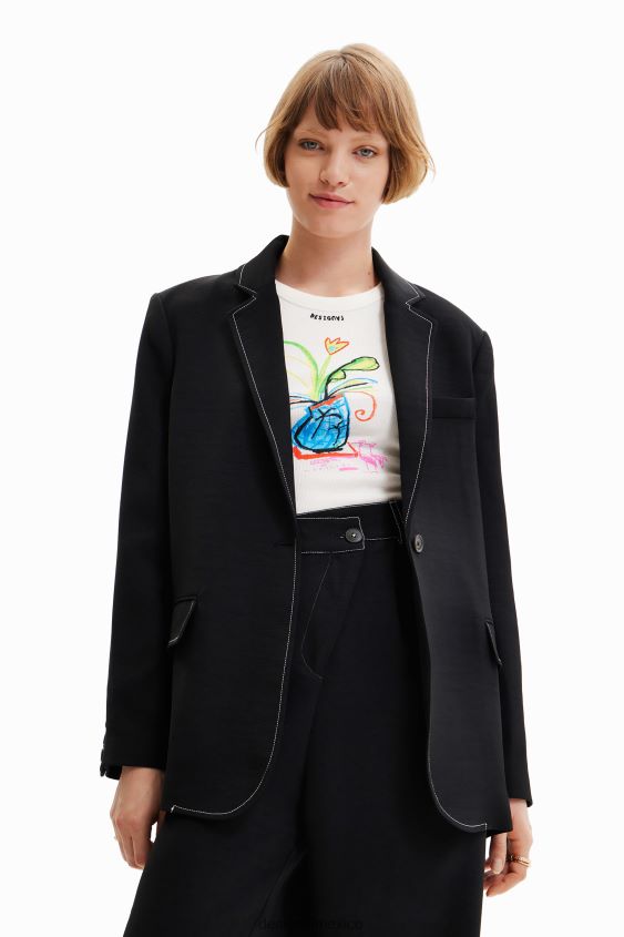 Desigual mujer blazer largo con costuras VZ26R0913 ropa
