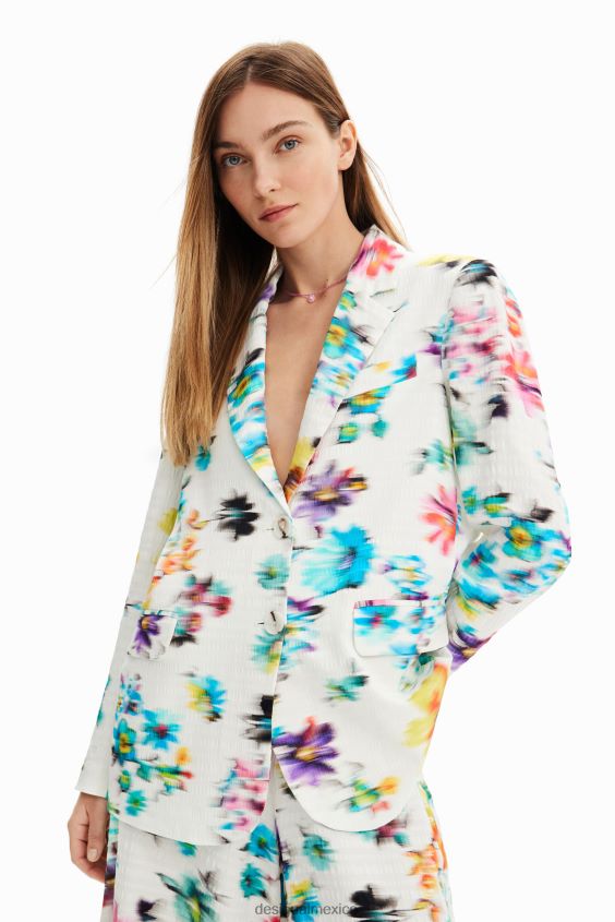 Desigual mujer blazer texturizado floral VZ26R0418 ropa