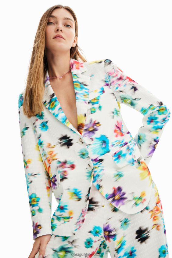 Desigual mujer blazer texturizado floral VZ26R0418 ropa
